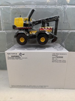 Vintage 1998 Maisto Mighty Mini Tonka 748 Backhoe Excavator 1:64 Truck 5.5  New