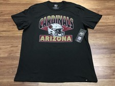 MENS XL - NEW '47 Brand NFL Arizona Cardinals Football T-Shirt Black