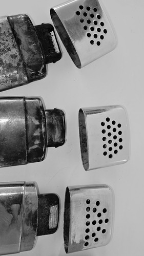 6 Vintage Hand Warmers Japan JC Higgins Herters Buddy Jon-E Pocket Stainless - Picture 6 of 7