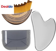 Stainless Steel Gua Sha Tool  Lymphatic Drainage Face Brush Set, Facial Massag