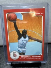 Michael Jordan Rare 1985 Star Error Card Portland Trailblazers #9 Bulls Rookie. rookie card picture