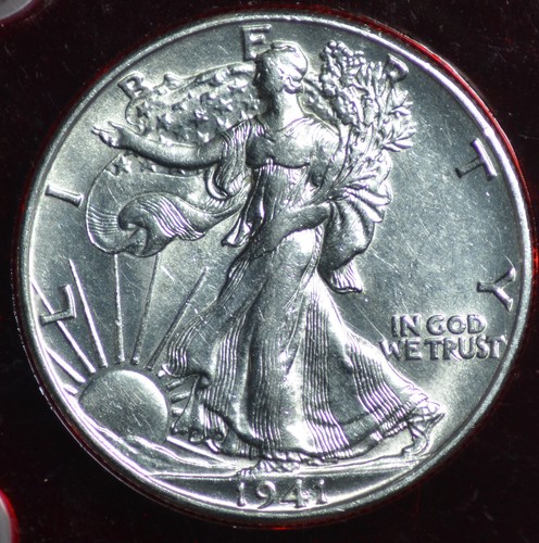 1941 D DENVER MINT SET U.S. COINS LUSTROUS CHOICE/GEM UNC in RED CAPITAL HOLDER - Picture 3 of 12