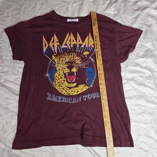 Daydreamer Def Leppard American Tour Tee Size Large Huckleberry Music Band - Picture 6 of 6