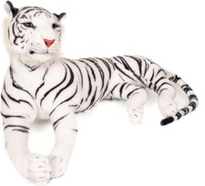 New Curvaso White Tiger Large Cuddly Plush Animal Stuffed Soft Toy Gift 50cm