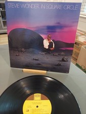 Stevie Wonder - In Square Circle, 1985 Vinyl LP  Embossed 