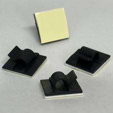 10x Small Wire & Cable Holder for Laptop Computer Phone Tablet Adhesive 20x20mm