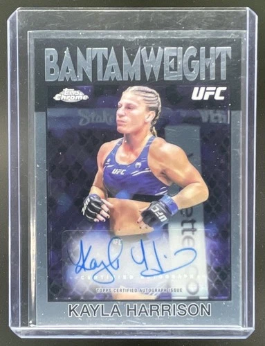 2026 Topps Chrome UFC Kayla Harrison 1986 Signatures Auto Autograph #86S-KH