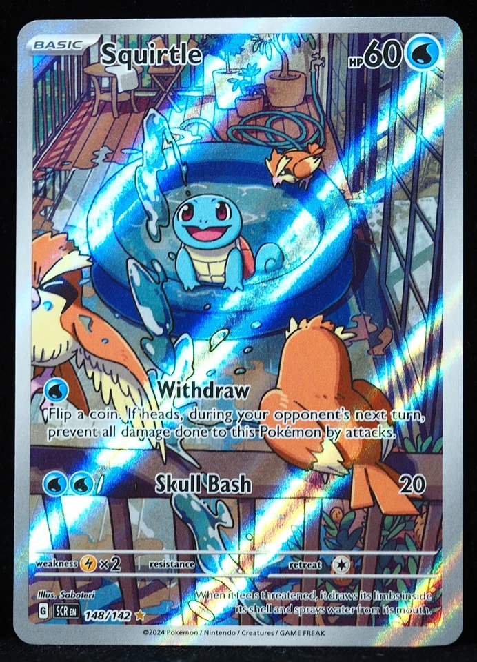 Squirtle #148 NM-M Pokemon Card - Image 4 of 4