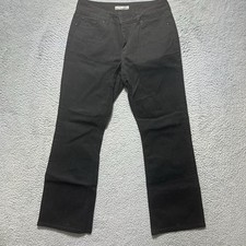 Chico s Platinum Charm RG Black Bootcut Mid Rise Stretch Jeans Women s Sz 1 Reg