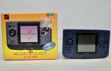 NeoGeo Pocket Color Launch Edition Blue Handheld System CIB