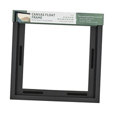 Canvas Float Frames 12x12 Frame Square Frame for Finished 12X12 Black