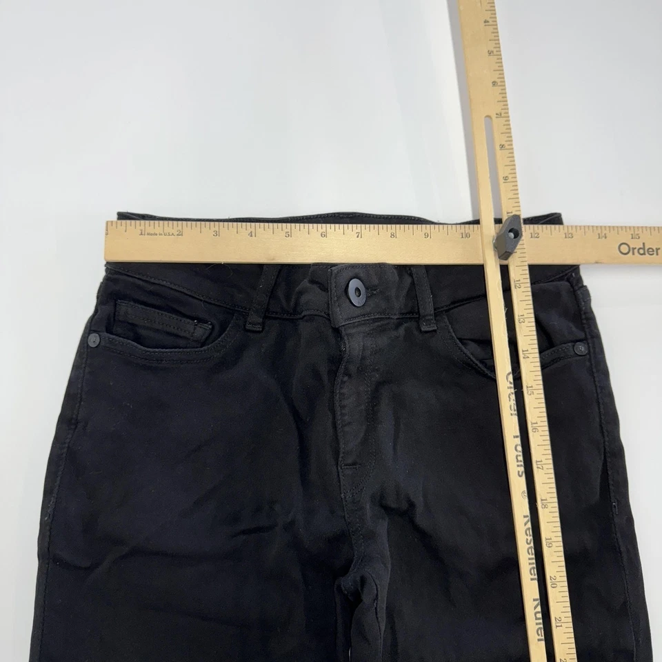 DL1961 Florence 裤子女式 27 黑色 Instasculpt 短紧身弹力 — 第 3/4 张图片