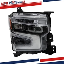 For Chevy Silverado 1500 2022-2024 Headlight Black LED DRL Headlamp Right Side