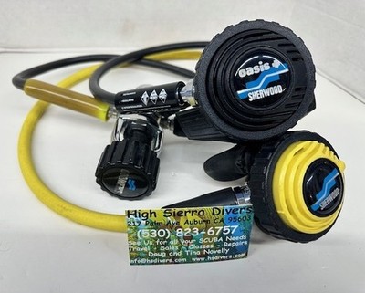 Sherwood Oasis Regulator with Octopus,Yoke, Scuba Diving