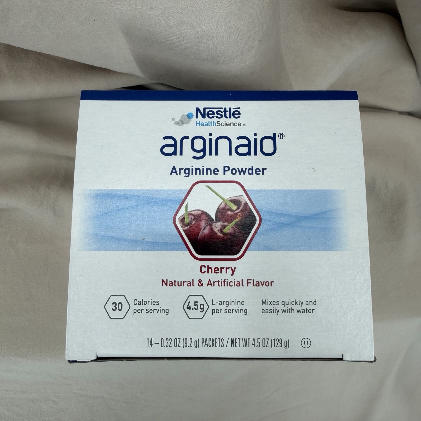 Nestle Arginaid Oral Supplement Cherry 0.32 oz. Packet 14 Ct