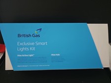 British Gas Exclusive Smart Lights Kit Hive Hub, 2 Smart Bulbs. New, Unused