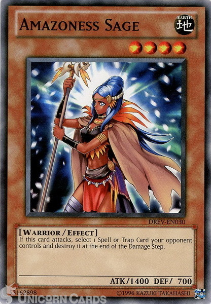 DREV-EN030 Amazoness Sage Common UNL Edition Mint Yu-Gi-Oh! Card