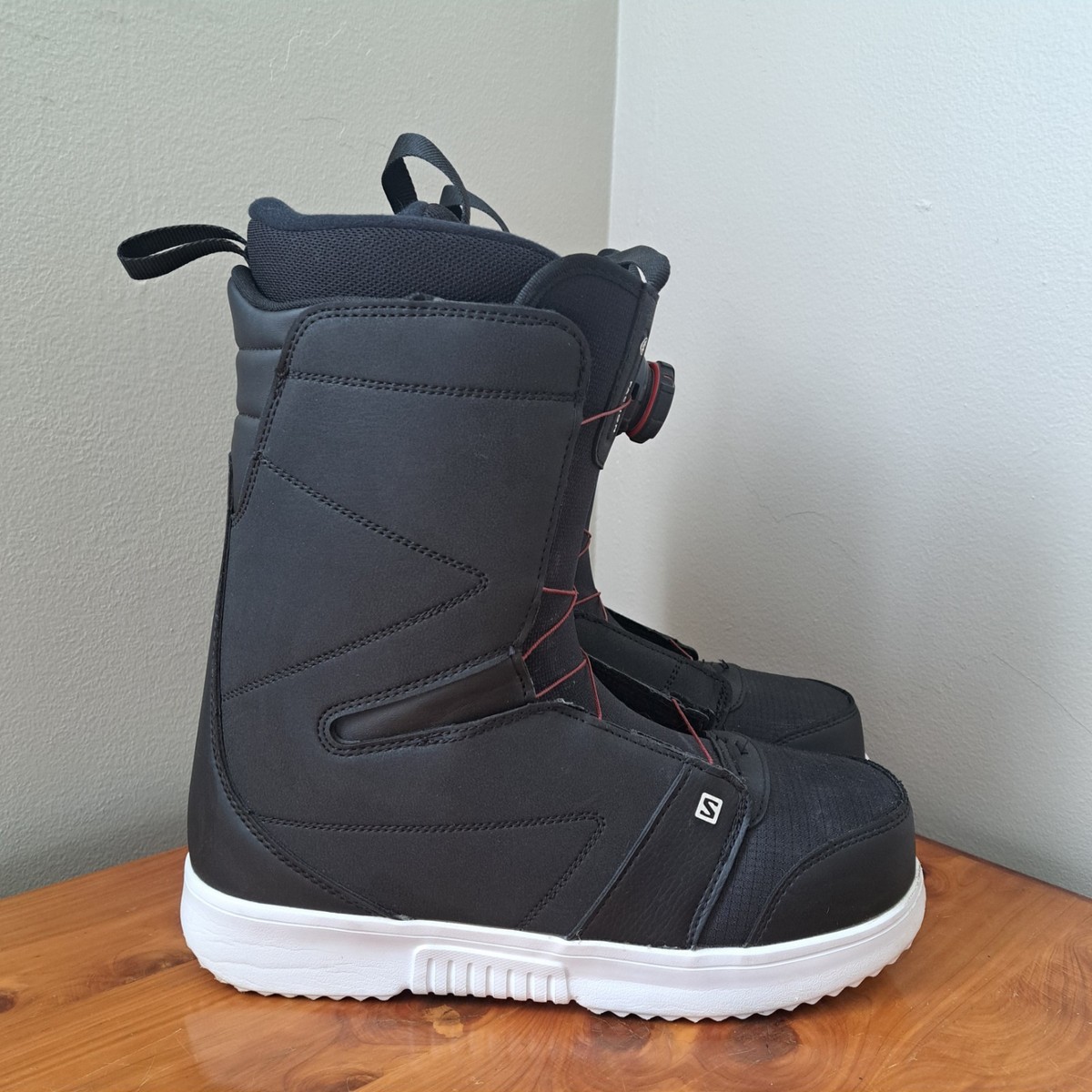 Salomon Faction BOA Coiler Men’s Snowboard Boots Size 11.5 Black Salomon Faction Boa Snowboard Boots – evo main image 2