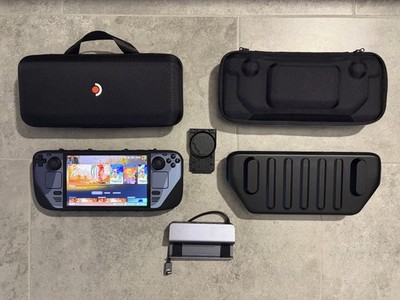 Steam Deck OLED 1 TB, dbrand Killswitch, Anker USB-C Dock, Garantie, NEUWERTIG!