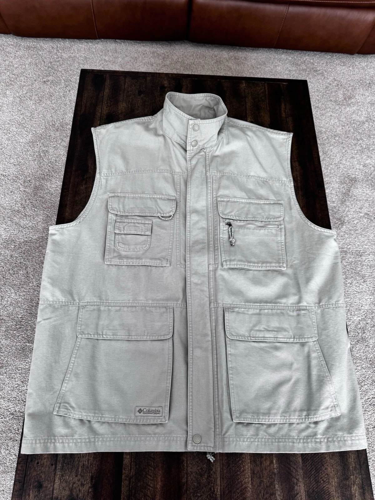 Columbia Sportswear Men’s Vest, Fishing, Photographer, Safari, Size XXL, New NWT