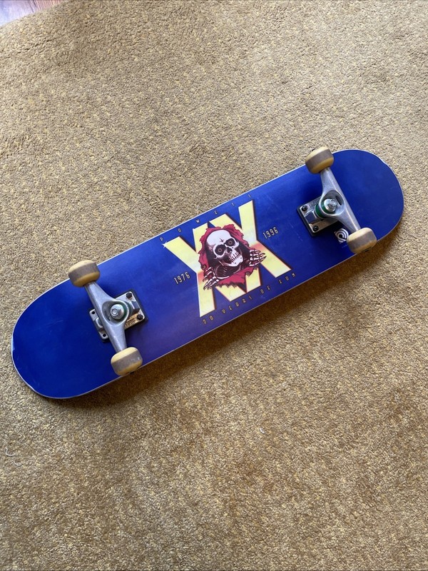 Powell Skateboards slick bottom 1996 Venture Trucks Union Wheels
