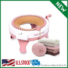 Knitting Machine 48 Needles with Row Counter, Crochet Knitting Loom Machine for