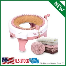 Knitting Machine 48 Needles with Row Counter, Crochet Knitting Loom Machine for