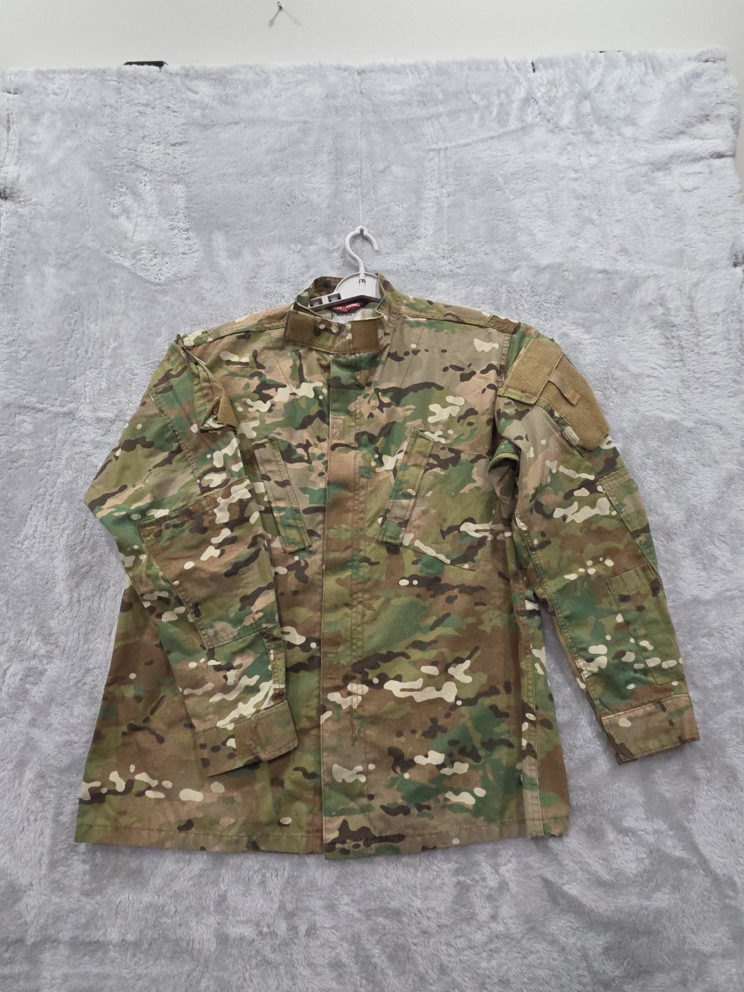 Tru Spec Jacket Mens Large Long Green Multicam Army Combat Uniform Coat Military