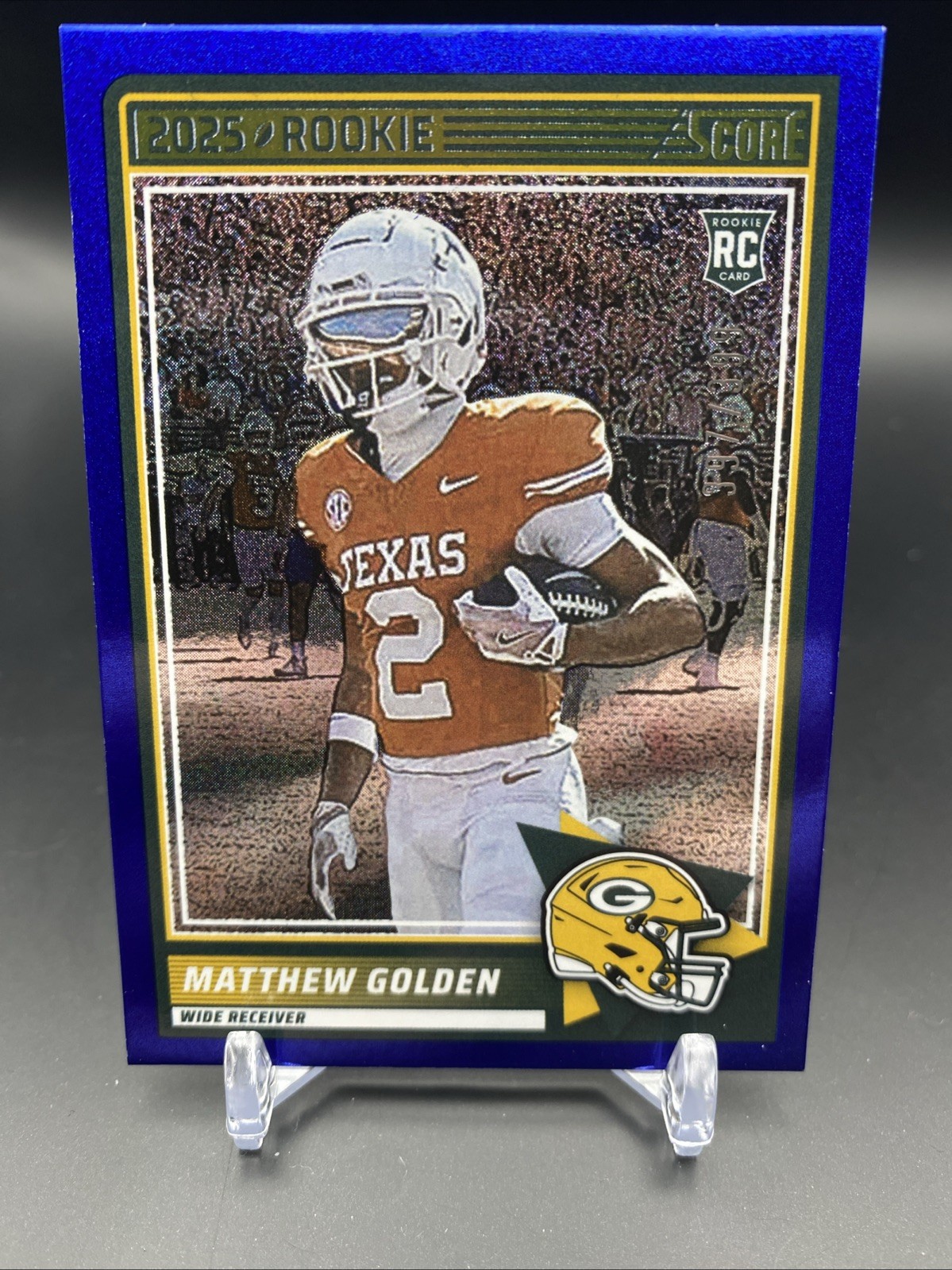 2025 Score Matthew Golden (#56) Dots Blue Rookie /399 (RC)