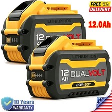 2 Pack For DeWALT DCB609-2 20V/60V 12.0Ah 9.0Ah MAX FLEXVOLT Lithium-Ion Battery