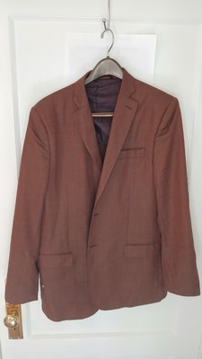 J.Lindberg Mens Blazer jacket 54L Slim Fit virgin wool Angelico  button up 