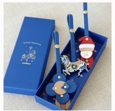 BRAND NEW Louis Vuitton VIP Carousel Holiday Collection Bag Charm GWP Set of 3 