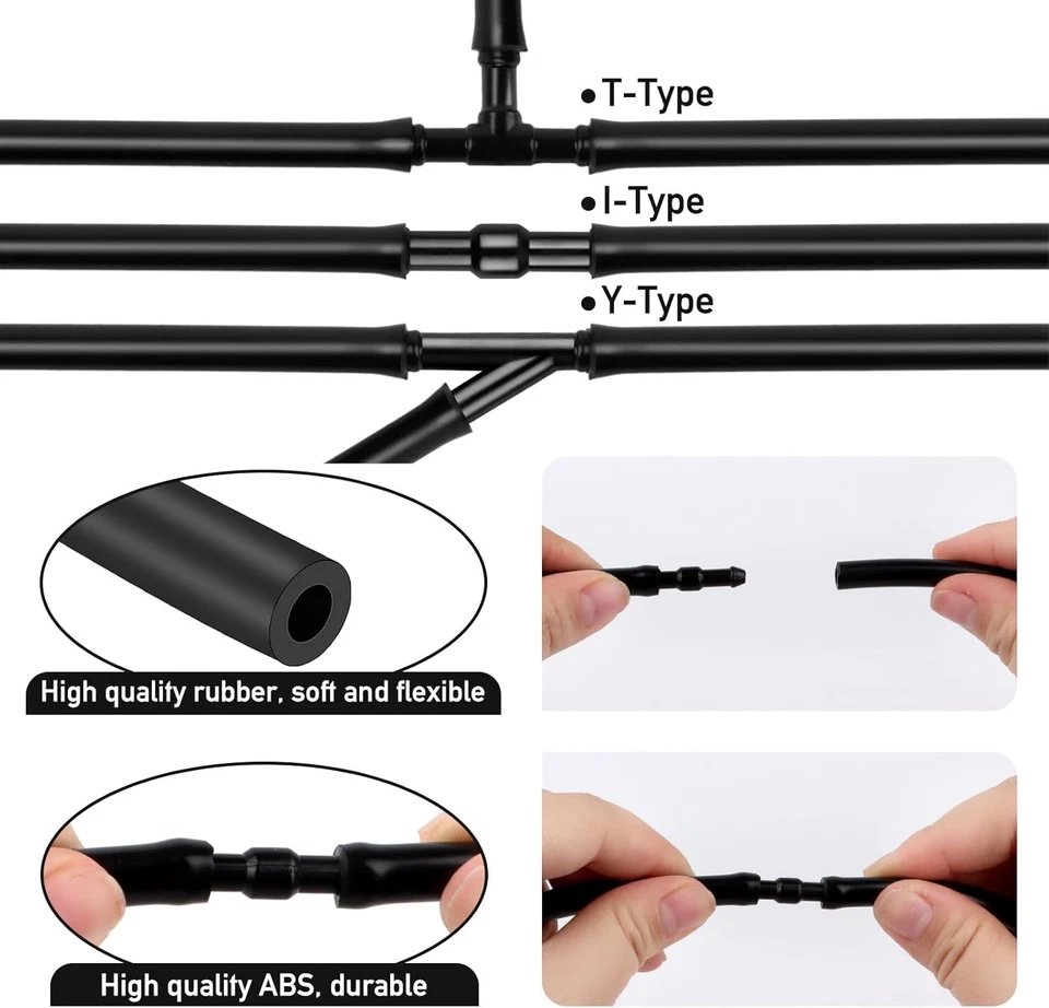 5m Scheibenwaschanlage Schlauch, Wischwasserschlauch Reparaturset - Bild 4 von 4