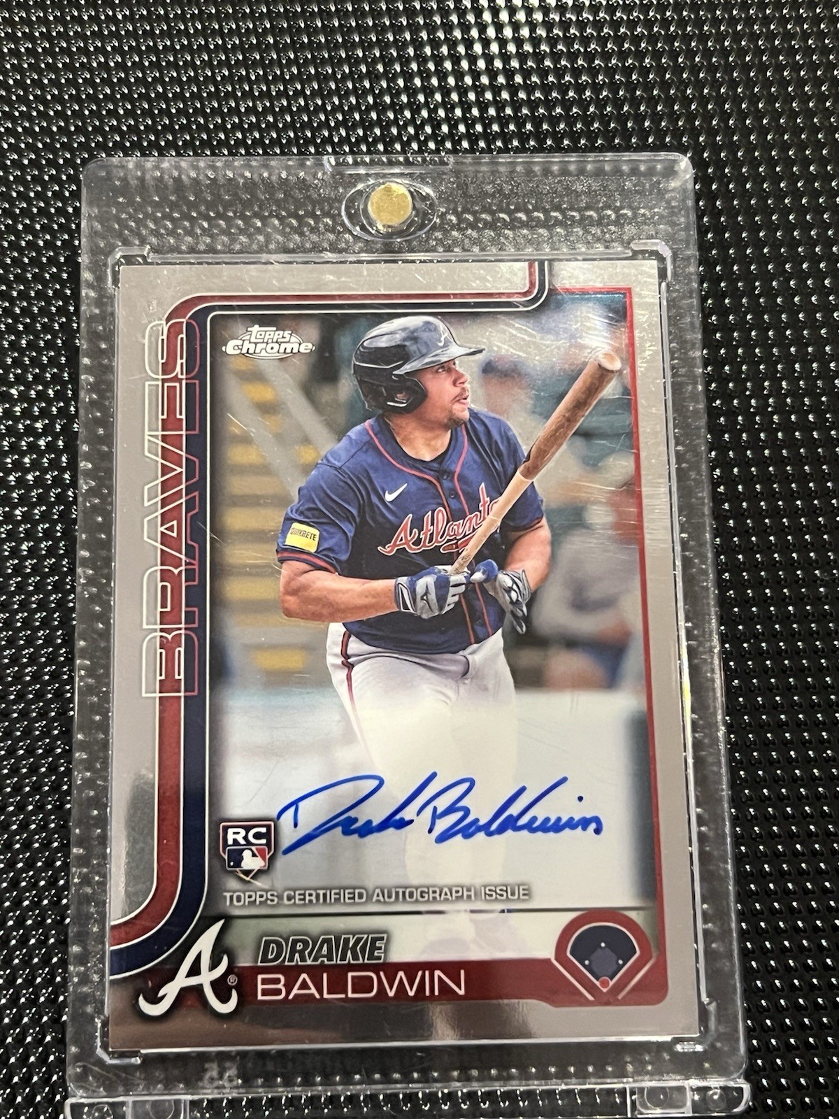2025 Topps Chrome - Rookie Autographs Drake Baldwin #RA-DBA (AU, RC)