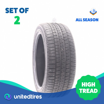 Set of (2) Used 245/45ZR20 Goodyear Eagle F1 Supercar 99Y - 9.5/32