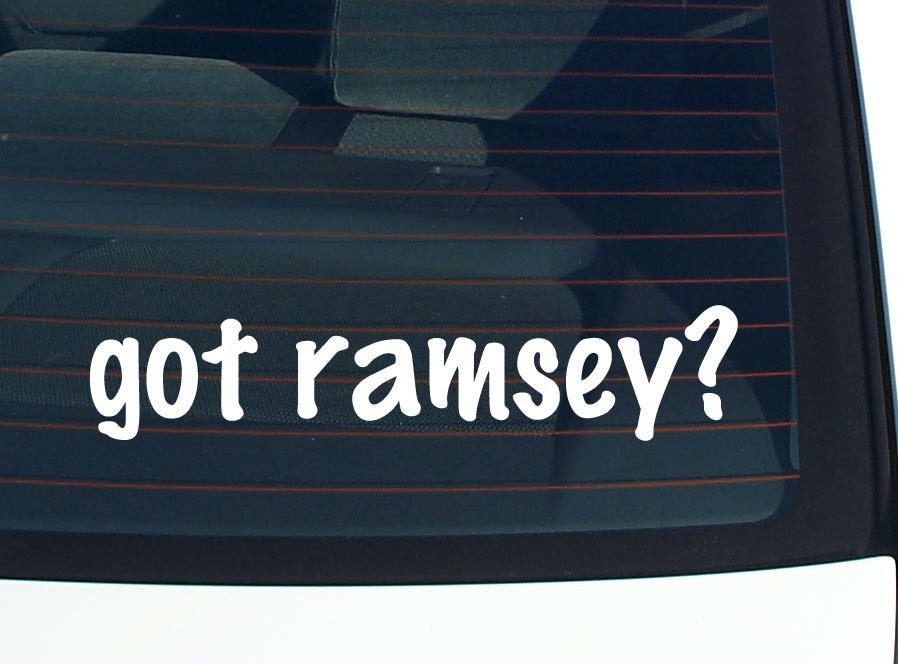Got Ramsey Funny Last Name Car Decal Bumper Sticker Vinyl Window Pride