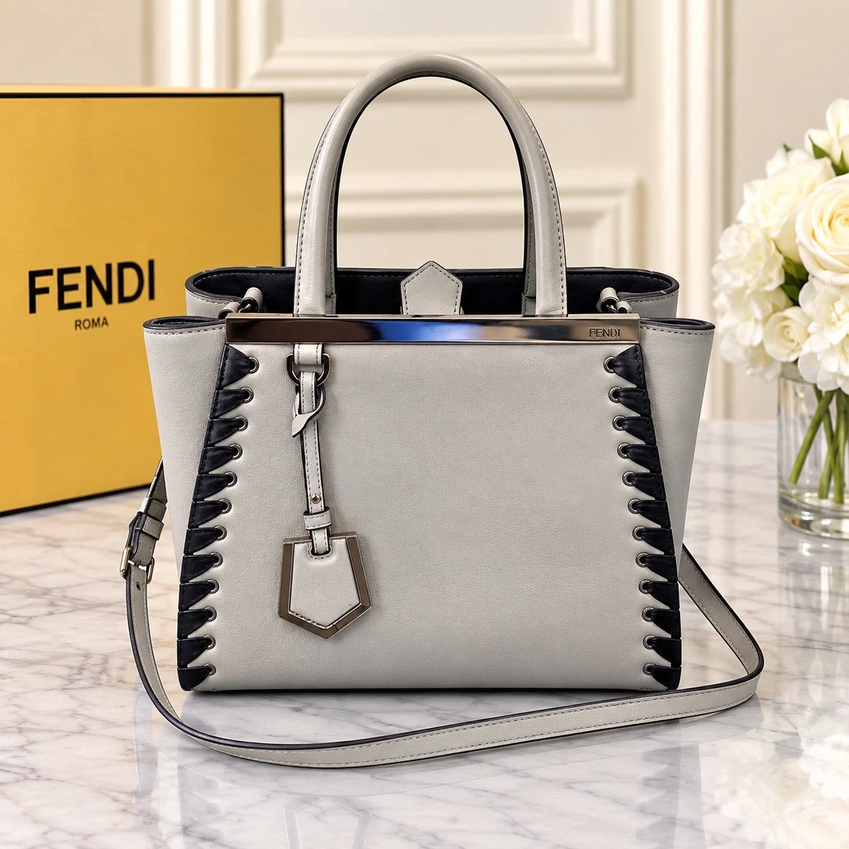 Fendi 2Jours Blue Bags & Handbags for Women for sale | eBay