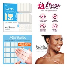 Targeted Hydrocolloid Pimple Patches - 96 Count for Instant Acne Relief