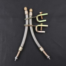 2 Pcs Tire Air Valve Extender Flexible Extension Adaptor for Motorcycle