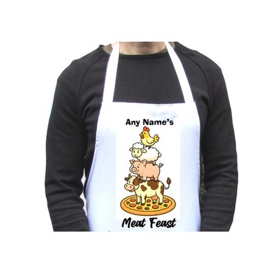 Personalisiertes Fleischfest Pizza Schwein Kuh Huhn Druck Erwachsene Weihnachten, Geburtstag