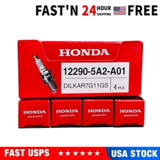 4PCS 96964/12290-5A2-A01/ DILKAR7G11GS Iridium Spark Plugs Fit for Accord.