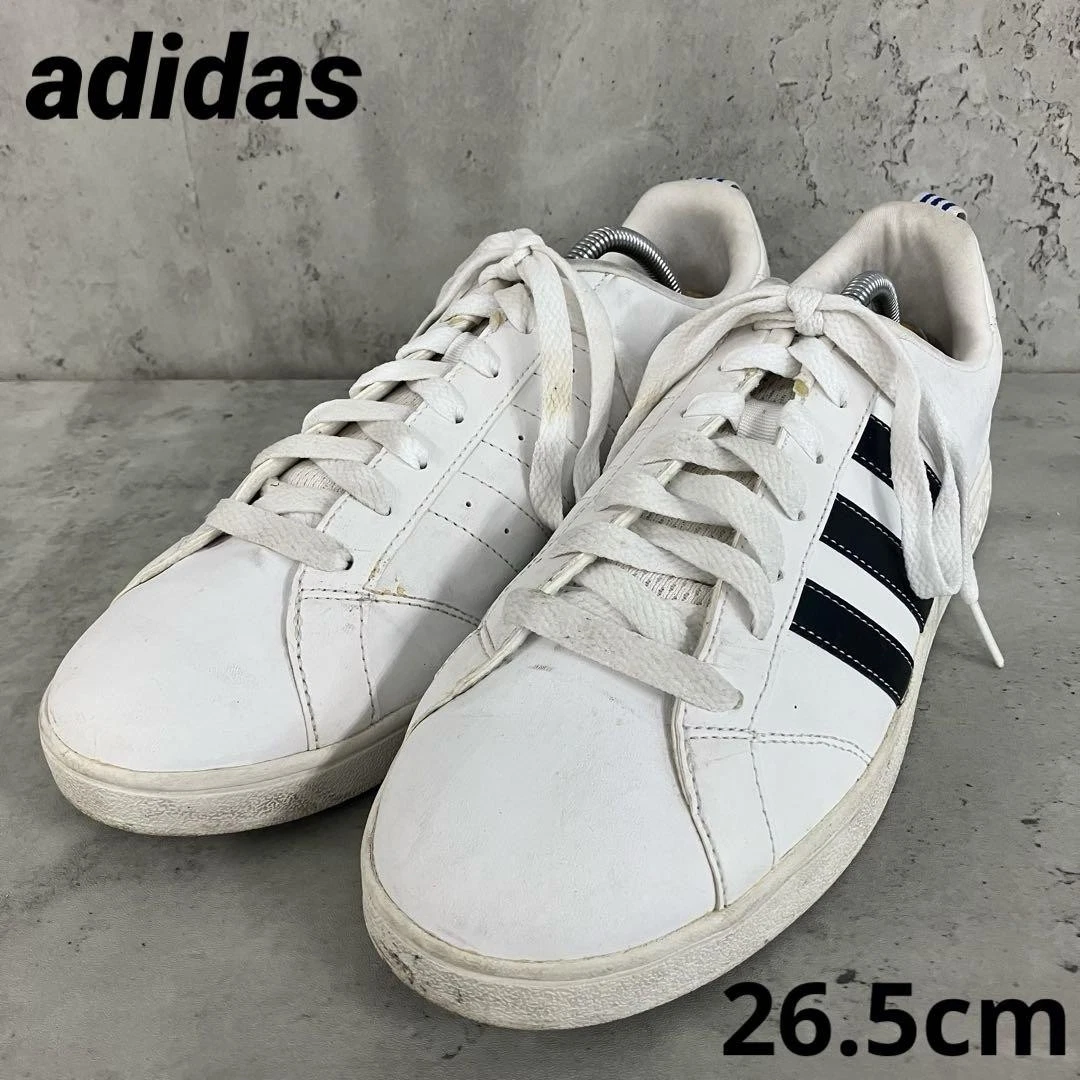 Adidas Valstripes 2 Sneakers Uomo US 8.5 Grigio Usate
