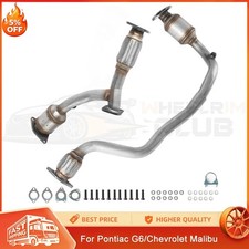 Front Rear Catalytic Converter Set Fits 2004-2007 Chevrolet Malibu 3.5l V6 Front Rear Catalytic Converter Set Fits 2004-2007 Chevrolet Malibu 3.5l V6