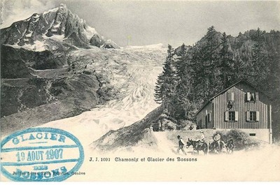 HAUTE SAVOIE CHAMONIX Glaciers des Bossons (Stempel)