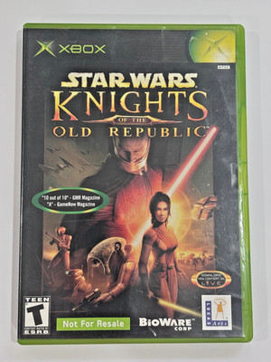 Star Wars: Knights of the Old Republic (Original Xbox) w/Registration Card   CIB