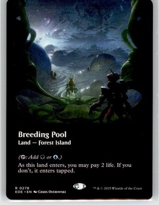MTG - Breeding Pool (Borderless) R Edge of Eternities 278 NM