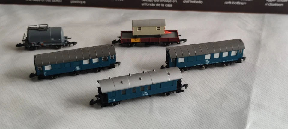 *Märklin Mini-Club  Spur Z *8776* Bauzugwagenset * TOP* 6.teil.  (OVP)(BEt.S) - Bild 4 von 4