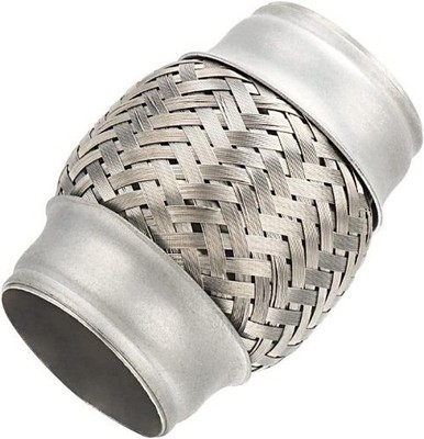 Exhaust Flex Pipe, 2''x 4''Stainless Steel Heavy Duty E Size: 2x4x4Style: 1 PC