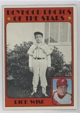 1972 Topps Boyhood Photos of the Stars Rick Wise #345 2k3