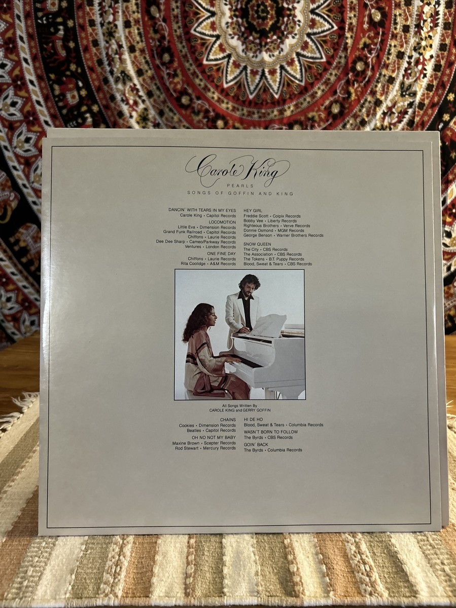 Carole King – Pearls Songs Of Goffin And King - EX/VG+ Inlay: VG+
